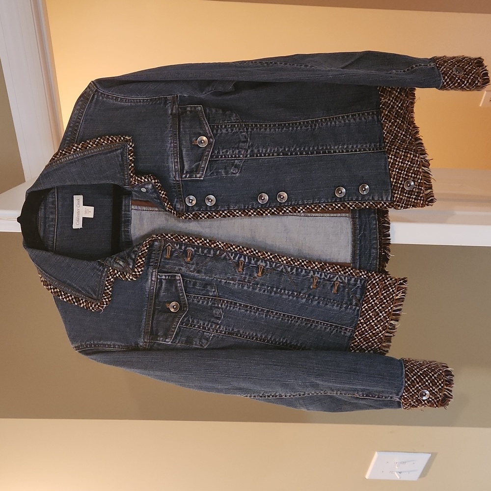 Ladies blue jeans jacket